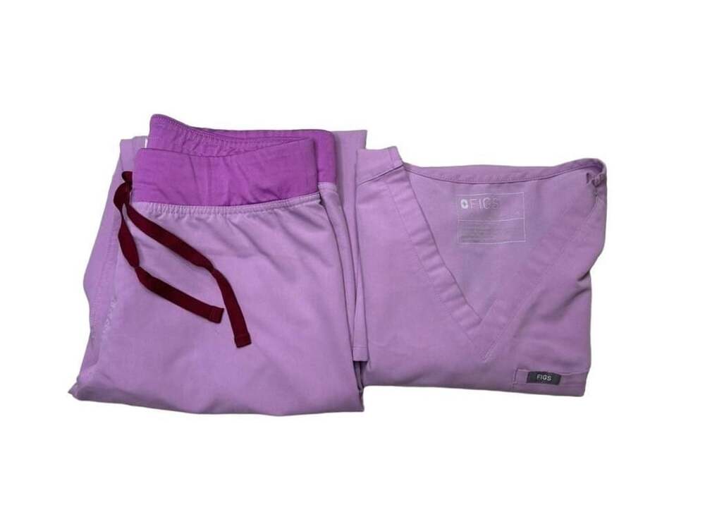 Figs Scrubs Set Technical Collection TOP-XS - BOTTOM S/T Purple Scrub